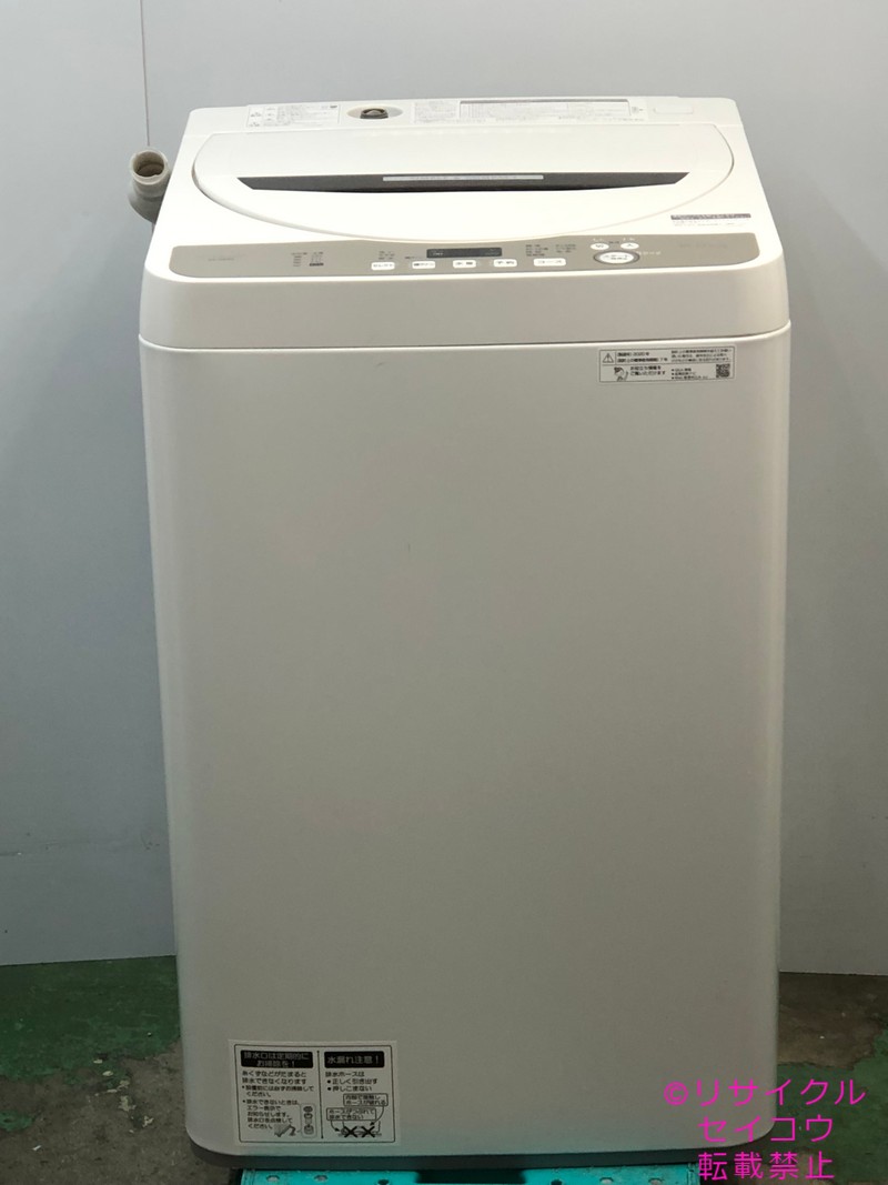シャープ SHARP 洗濯機 6Kg 20年式