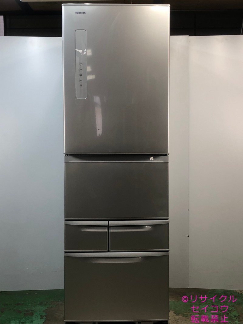 東芝 TOSHIBA 冷蔵庫 411L 18年式