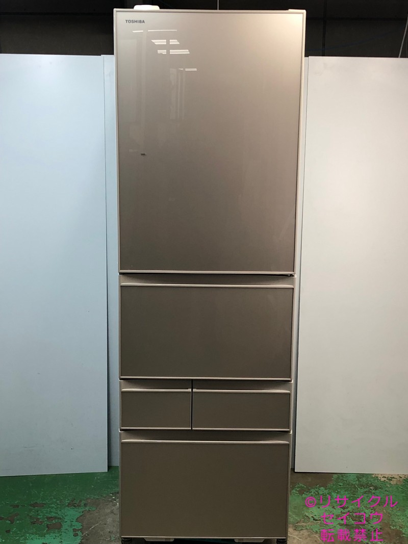東芝 TOSHIBA 冷蔵庫 411L 21年式