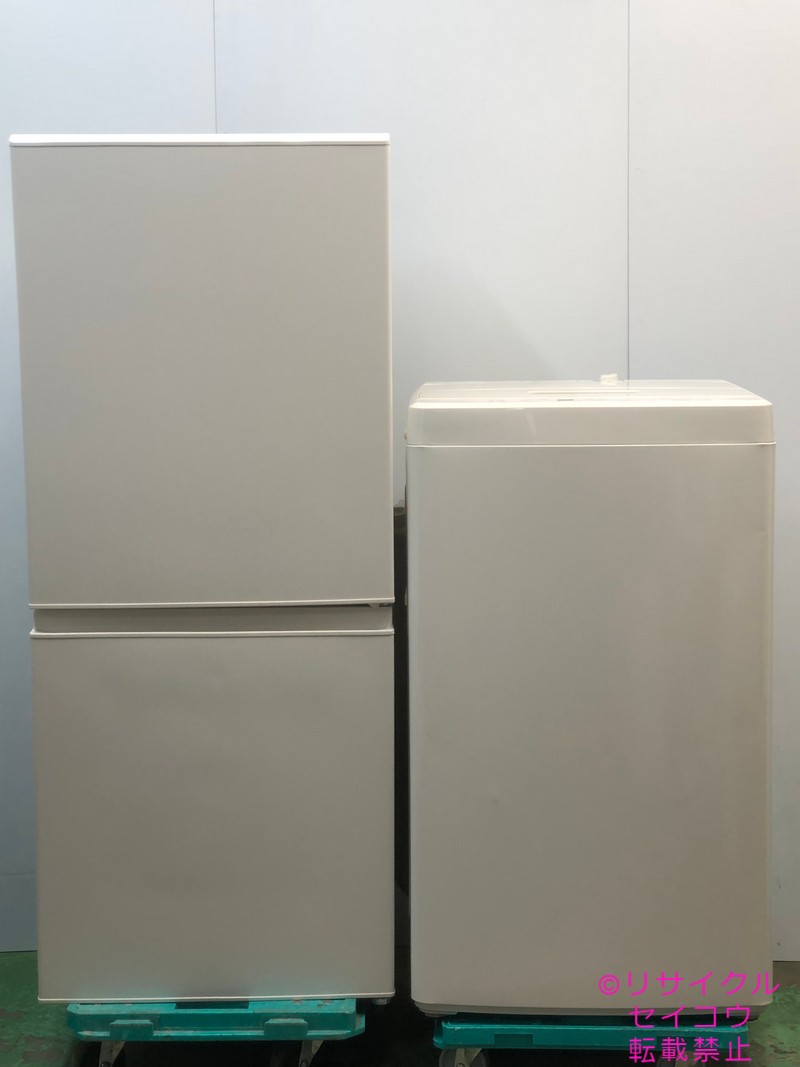 無印良品 5Kg洗濯機と126L冷蔵庫 22年式