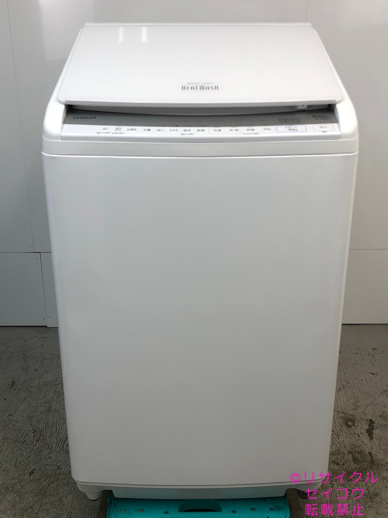 【中古】日立電気洗濯乾燥機 日本製 4.5KG 2021年式