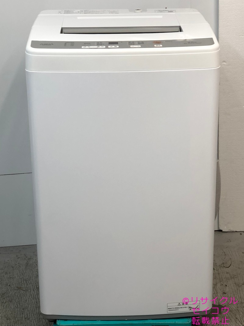【中古】アクア洗濯機 6Kg 2024年式
