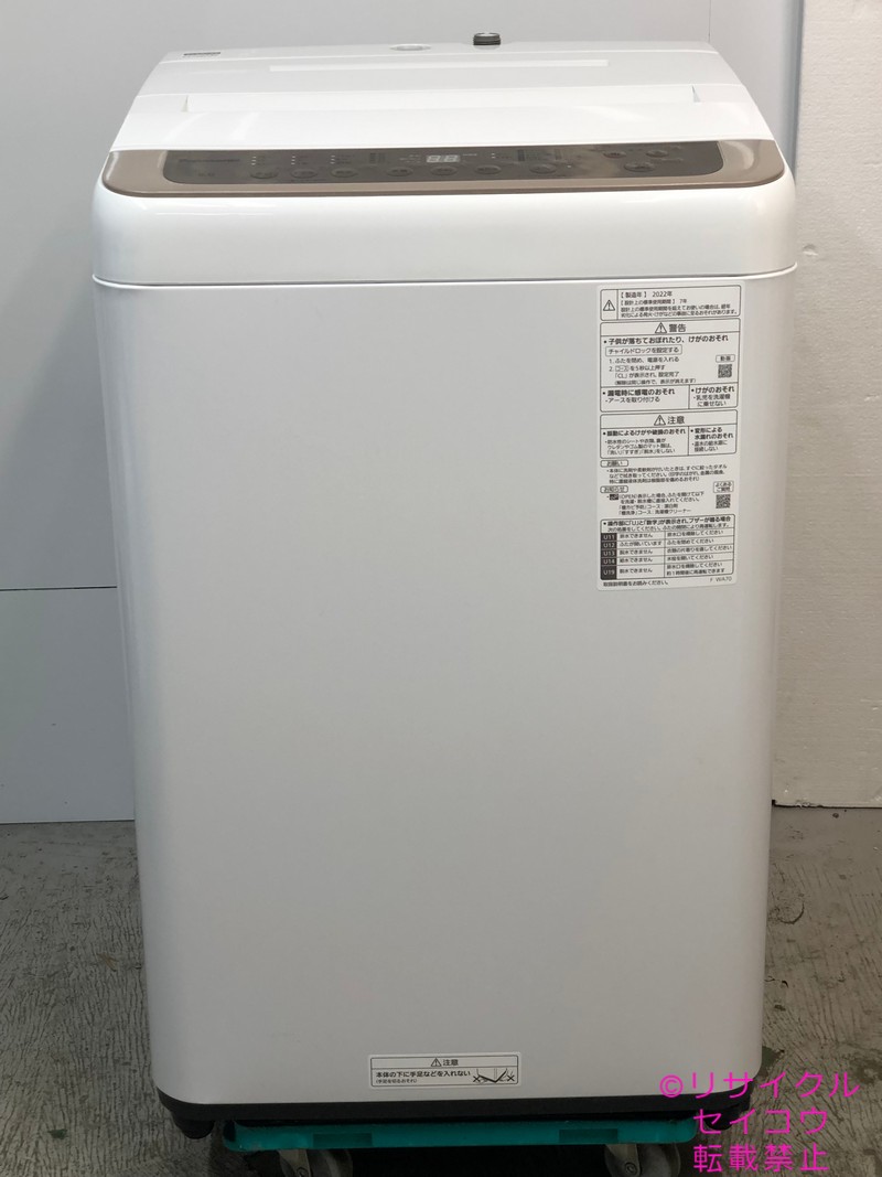 【中古】パナソニック洗濯機 6KG 2022年式