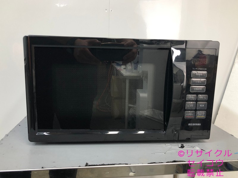 【中古】アイリスオーヤマ電子レンジ 17L 2024年式
