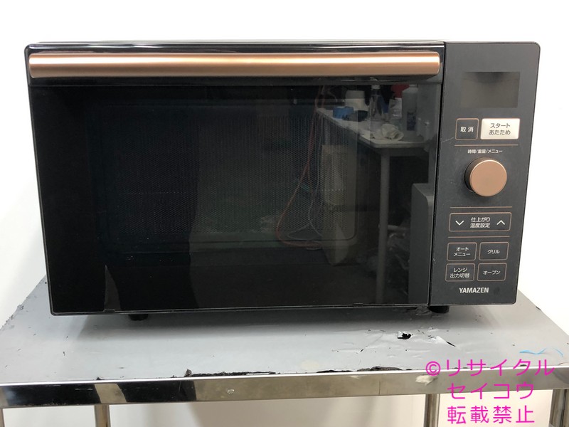 【中古】山善電子レンジ 18L 2022年式