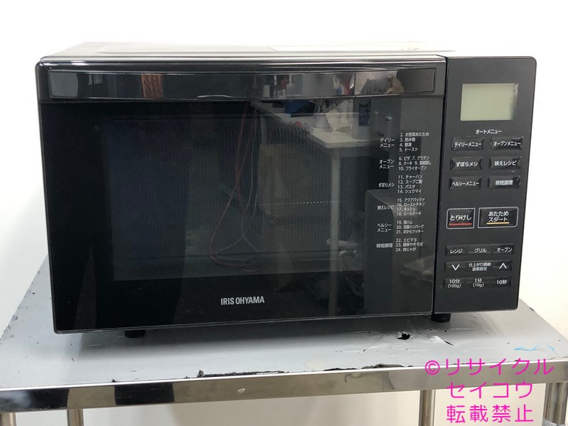 【中古】アイリスオーヤマオーブンレンジ 18L 2023年式