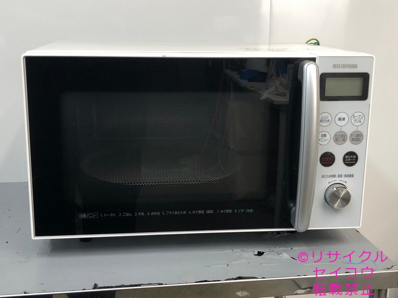 【中古】アイリスオーヤマオーブンレンジ 15L 2022年式
