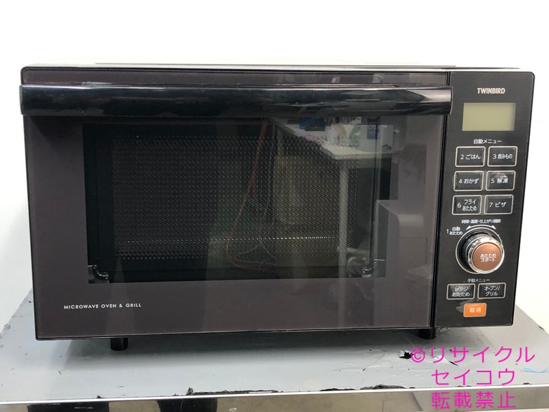 【中古】ツインバードオーブンレンジ 18L 2020年式