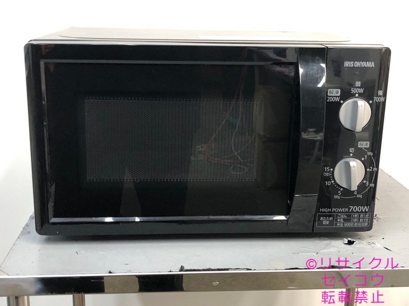 【中古】ｱｲﾘｽｵｰﾔﾏ電子レンジ 17L 2021年式