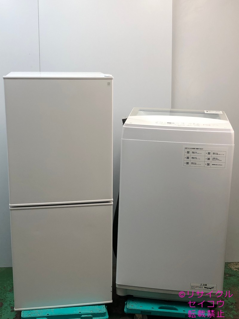 ニトリ 21年式106L冷蔵庫22年式6Kg洗濯機セット